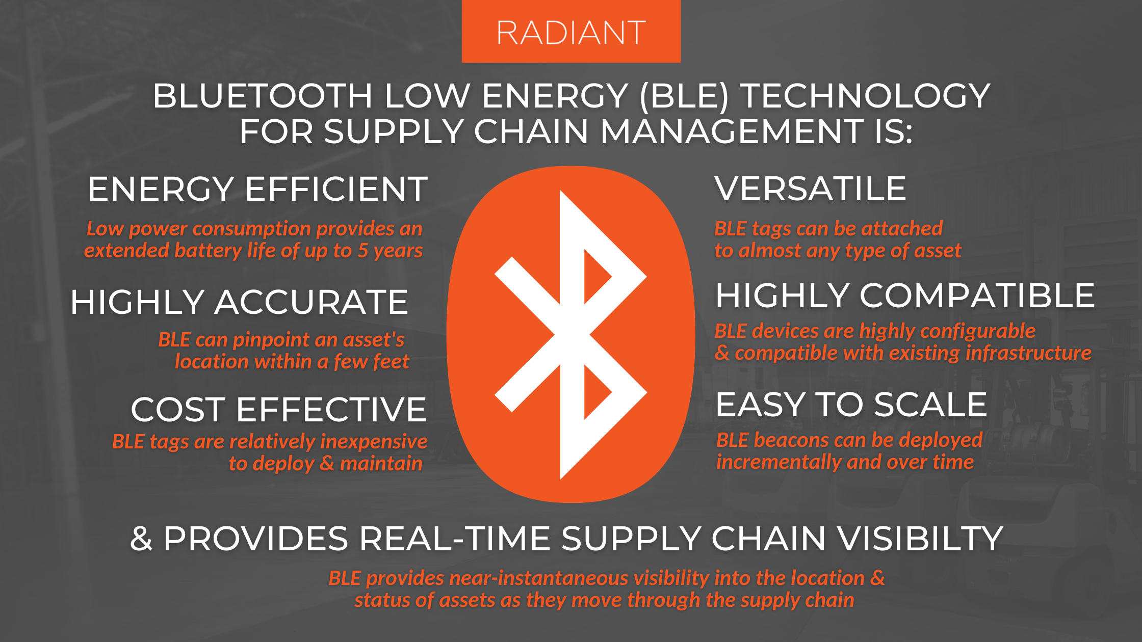 BLE Technology for Real Time Supply Chain Visibility - Improving Supply Chain Visibility with BLE Technology - Supply Chain Visibility Software - Supply Chain Visibility Companies - Real Time Supply Chain Visibility With BLE Technology - BLE Tags
