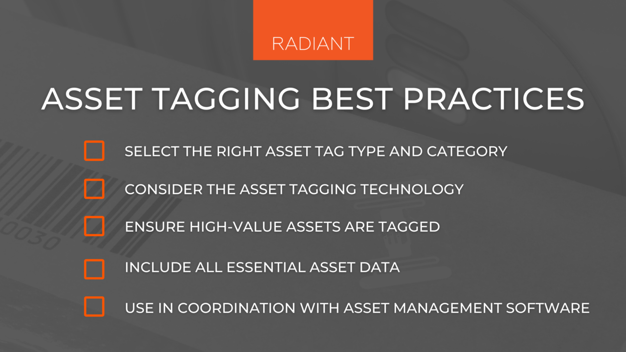 Asset Tagging - Asset Tagging Best Practices | Radiant