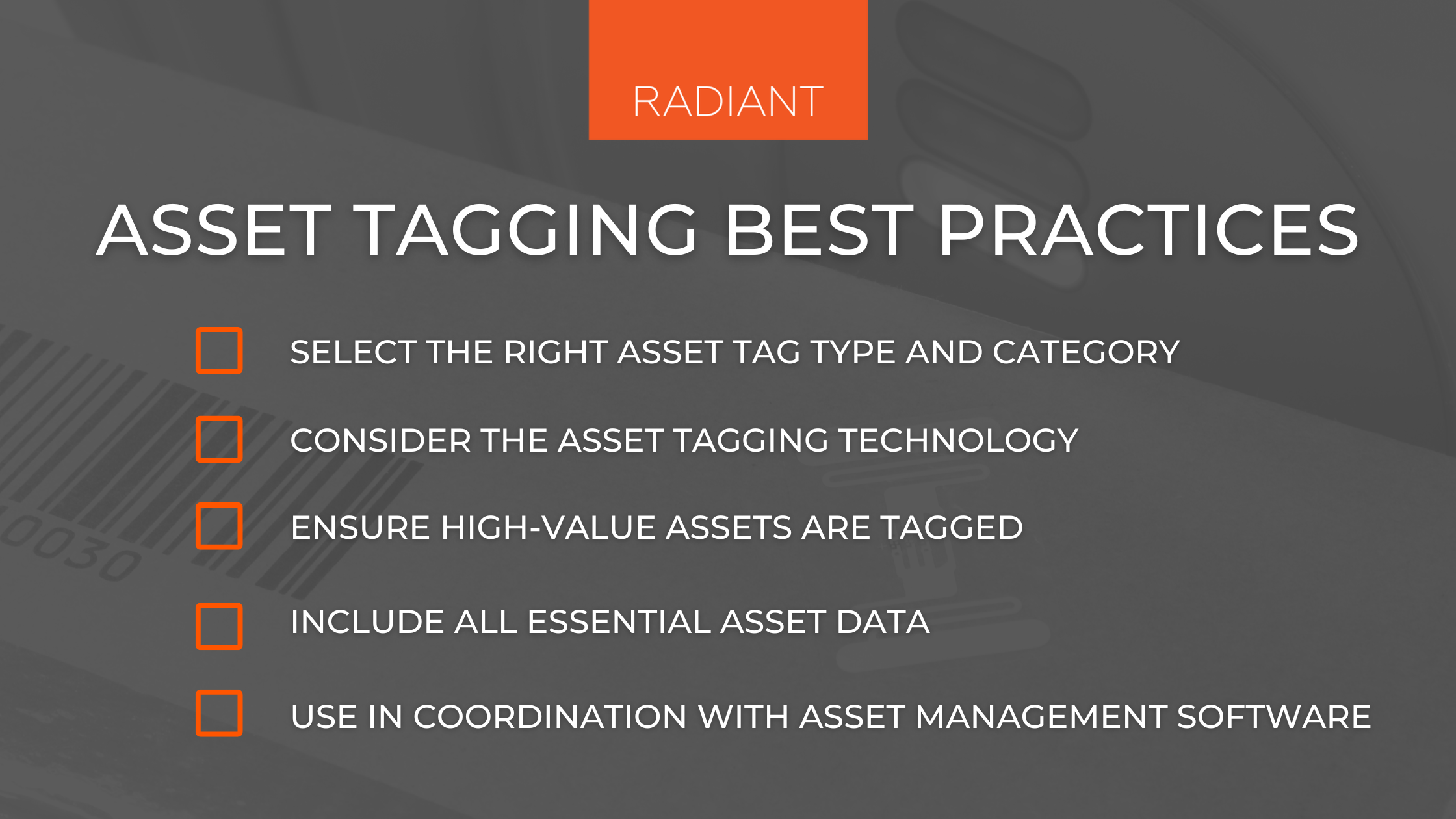 Asset Tagging Best Practices - Asset Tagging - Asset Tagging Best Practice Checklist - Asset Tagging Solutions - Asset Tagging Solution - Asset Tagging Systems - Asset Tagging System - Asset Tags - Asset Tag - Asset Labels - Benefits Of Asset Tagging - Asset Management Software