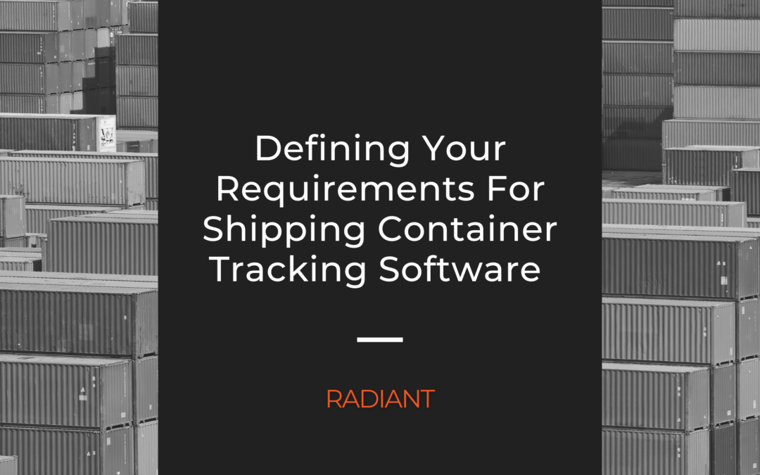 Container Tracking  Freight Tracking 